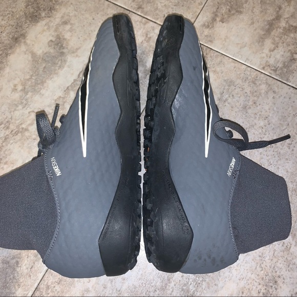 Nike Skin Gray Indoor Cleats Hypervenom X - Picture 9 of 12